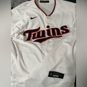 Men's Minnesota Twins Nike White Home Blank Replica Jersey